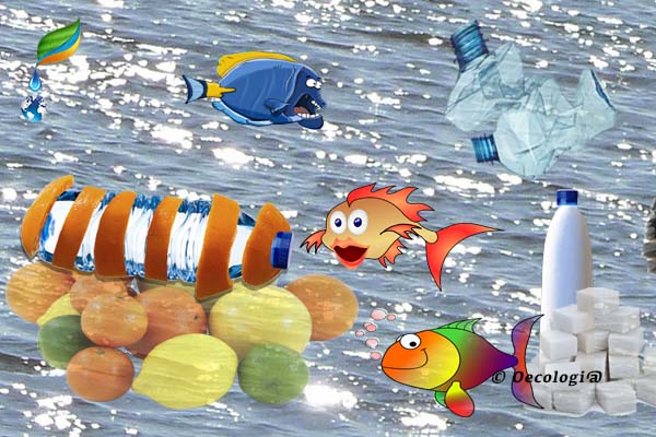 Plastique biodégradable sucré, salé et comestible