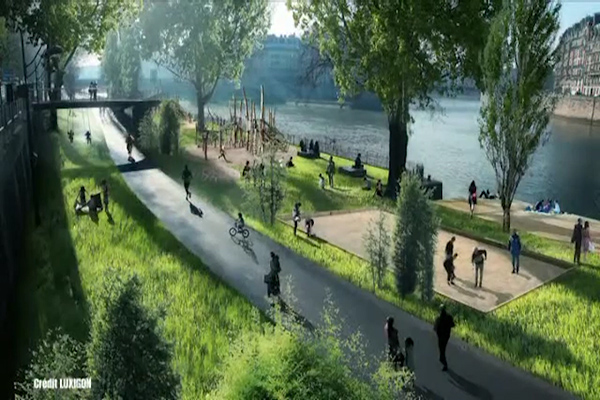 Oecologi@ - Paris_piétonisation, Crédit photo : Luxigon