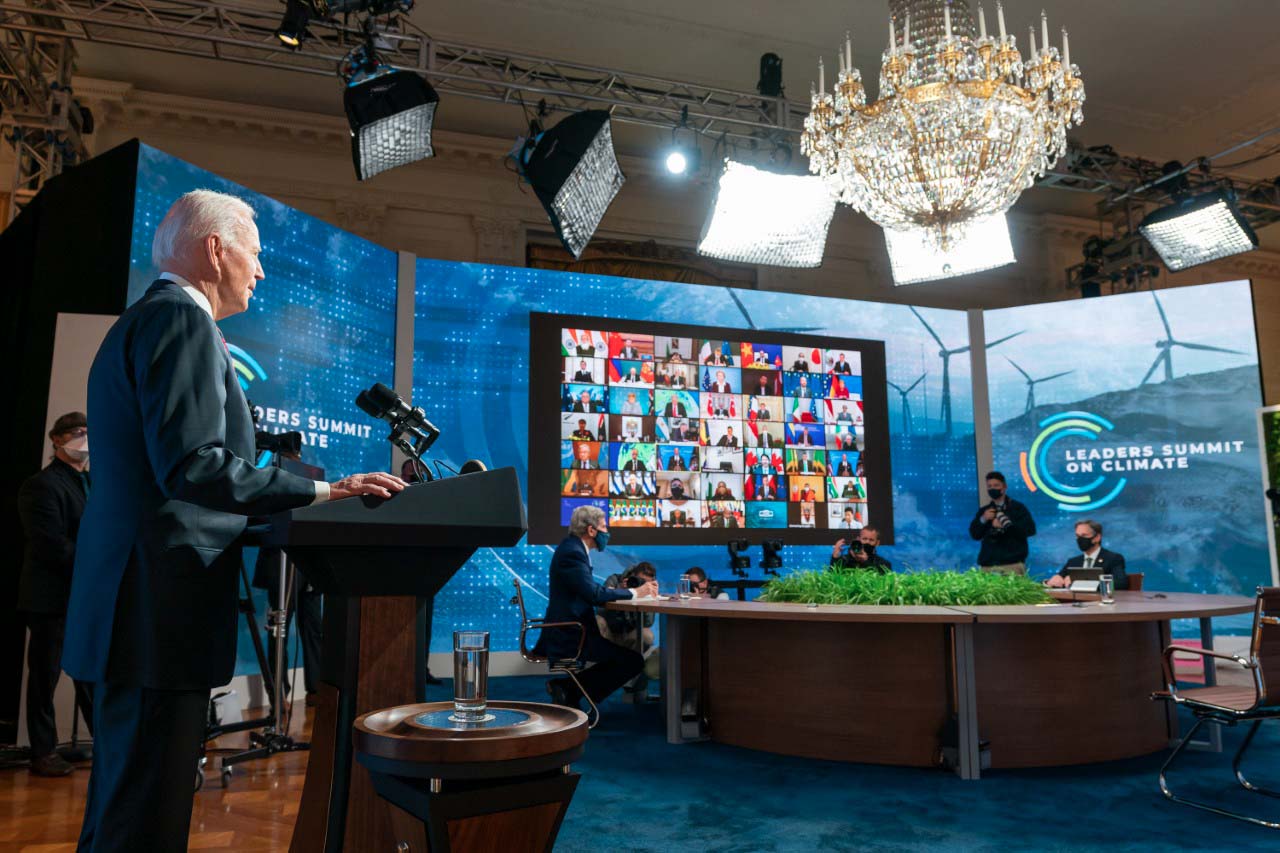 Le président Joe Biden inaugure le Sommet virtuel des dirigeants sur le climat à Washington |
